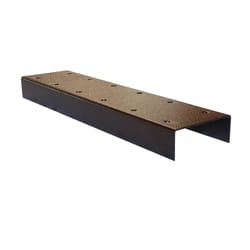 Mail Boss Galvanized Steel Bronze 5 in. W X 20 in. L Mailbox Mounting Plate