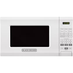 Black+Decker 0.7 cu ft White Microwave 700 W