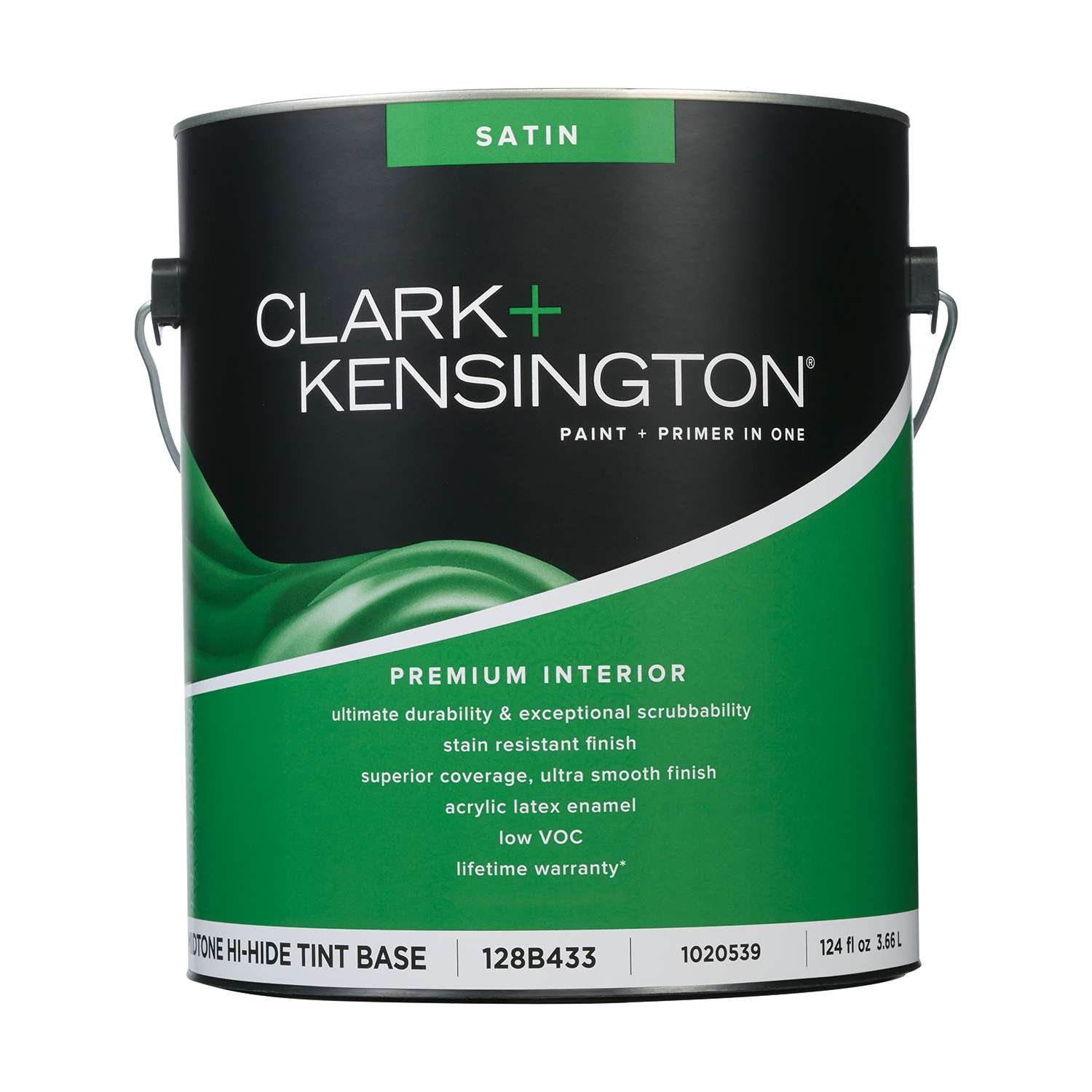 Clark+Kensington Satin Tint Base MidTone Base Premium Paint Interior 1