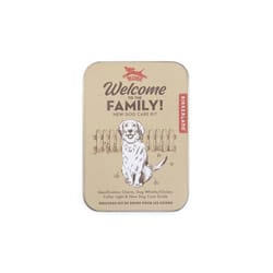 Kikkerland Kobe Welcome To The Family New Dog Care Kit ABS/PVC/Iron/Aluminium/Paper 5 pk