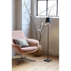 Zafferano Poldina 48 in. Gray Floor Lamp