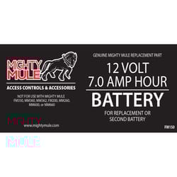 Mighty Mule Accessories by Mighty Mule 12 V Wireless AC Powered Battery