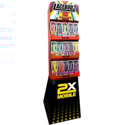 2X Mobile Lacebudz Shoelace Earbud w/Microphone 1 pk