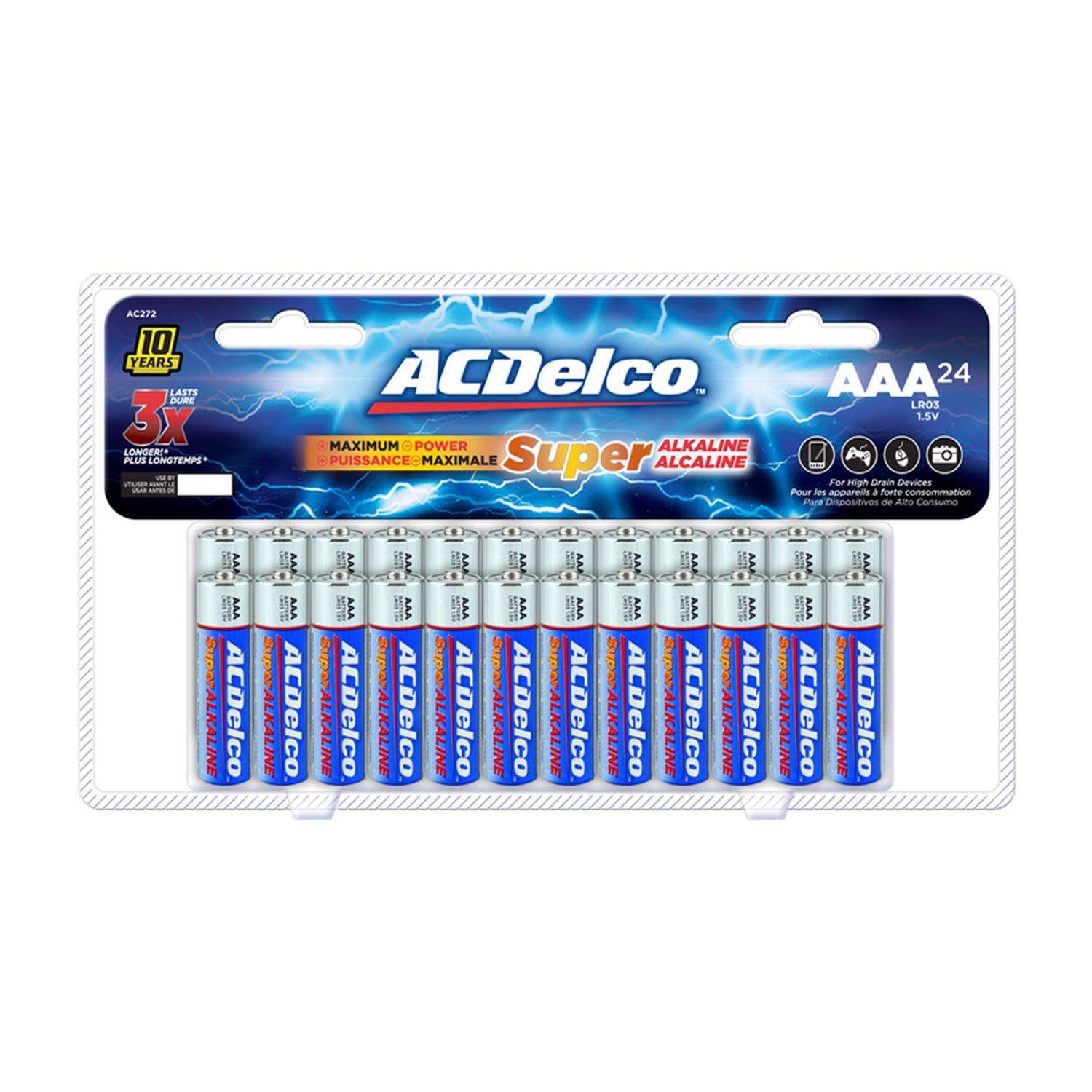 ACDelco AAA Alkaline Batteries 24 pk Carded Ace Hardware