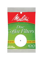 Melitta 6 cups White Disc Coffee Filter 100 pk