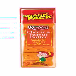 Keebler Cheese and Peanut Butter Crackers 1.8 oz Pouch