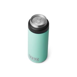YETI Rambler 12 oz Colster Seafoam BPA Free Slim Can Insulator