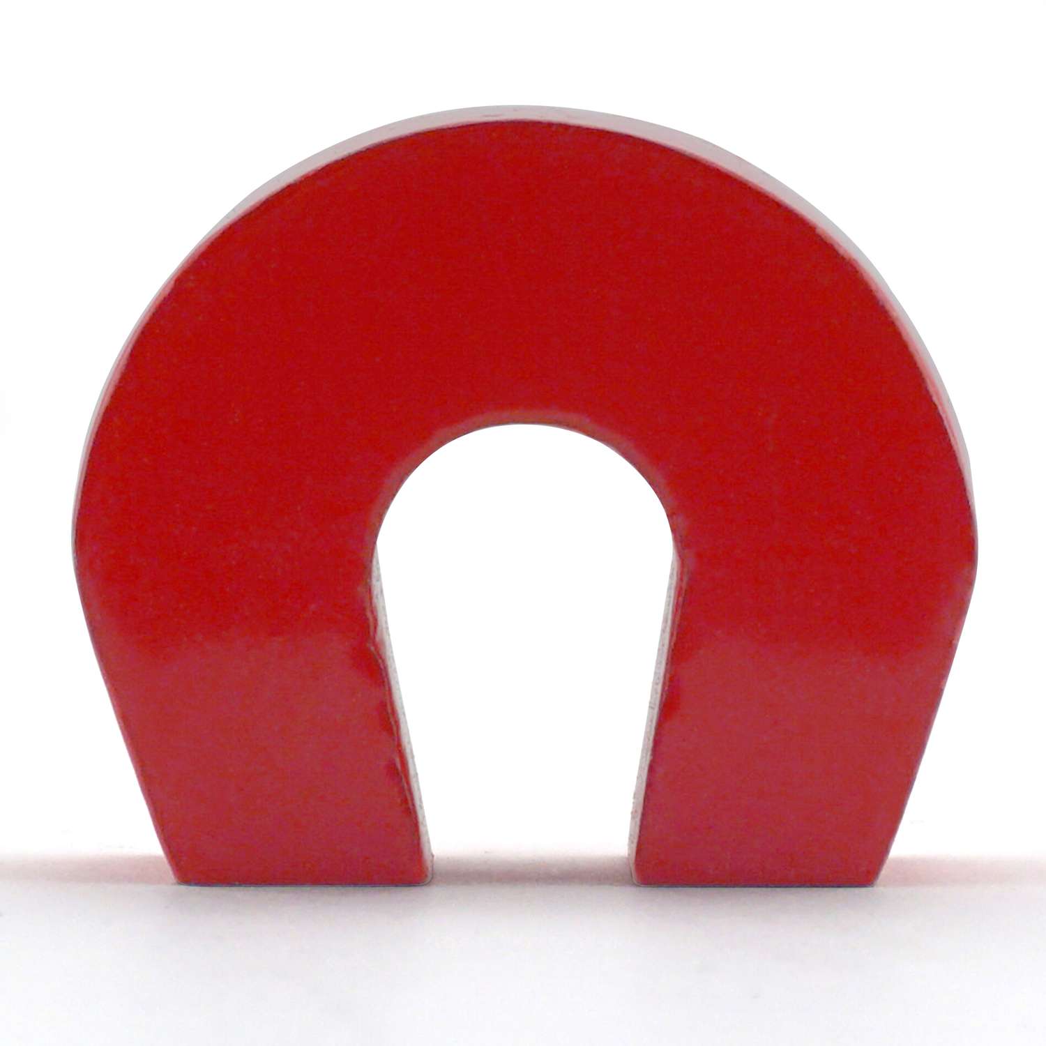 Magnet Source 1 L X 1.126 in. W Red Horseshoe Magnet 2 lb. pull 1 pc