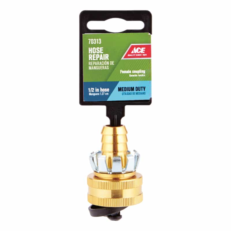 Ace 1/2 in. Metal Threaded Female Clinch Hose Mender Clamp Ace Hardware