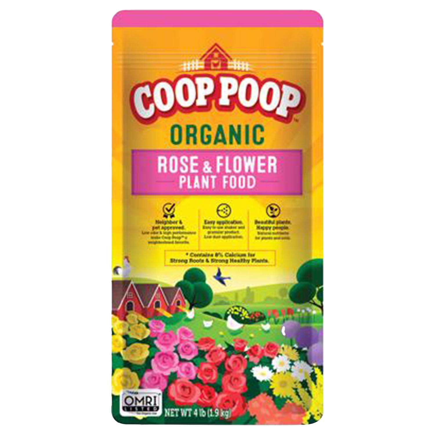 Coop Poop Organic Soil Rose Plant Food 4 lb Ace Hardware