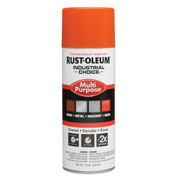Rust-Oleum Industrial Choice OSHA Safety Orange Multi-Purpose Enamel Spray 12 oz