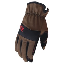 Ace Gloves Black/Brown XL 1 pk