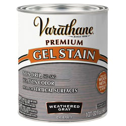 Varathane Premium Weathered Gray Oil-Based Linseed Oil Modified Alkyd Gel Stain 1 qt