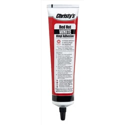 Christy's Red Hot White Adhesive and Sealant For PVC/Vinyl 5.25 oz