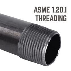 STZ Industries 1/8 in. MIP each X 1/8 in. D MIP Black Steel 5-1/2 in. L Nipple