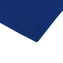 Jordan Manufacturing Blue Polyester Chair Cushion 4 in. H X 22 in. W X 44 in. L
