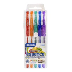 Bazic Products Assorted Glitter Scented Gel Pen 5 pk