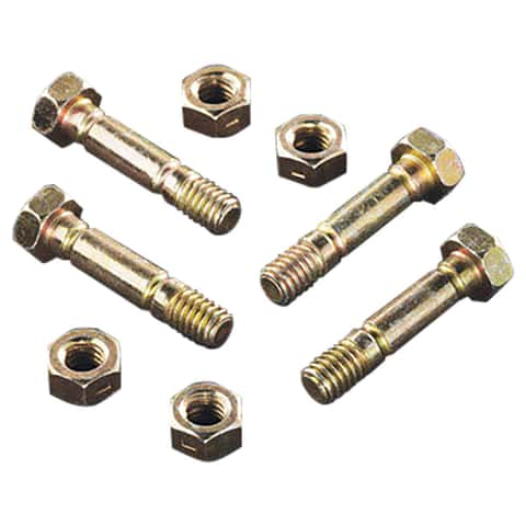 S & J PRODUCTS Shear Pins, Stainless Steel & Brass