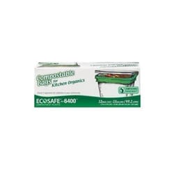 Eco-Safe Compostable 13 gal Compost Bags Twist Tie 12 pk
