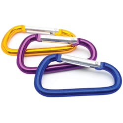 Performance Tool Project Pro Assorted Carabiner set 3 pk