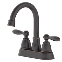 OakBrook Jennifer Oil Rubbed Bronze Traditional Centerset Bathroom Sink Faucet 4 in.