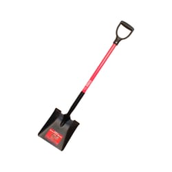 Bully Tools 46 in. Steel Square Digging Shovel Fiberglass Handle