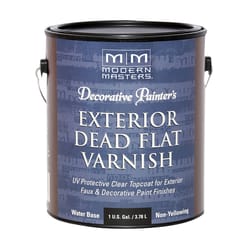 Modern Masters Semi-Gloss Clear Water-Based Dead Flat Varnish 1 gal