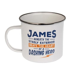 Top Guy James 14 oz Multicolored Steel Enamel Coated Mug 1 pk