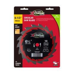 Blu-Mol Xtreme 6-1/2 in. D X 5/8 in. Carbide Tipped Circular Saw Blade 18 teeth 1 each