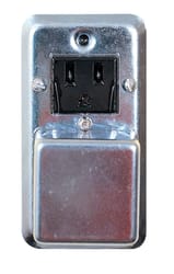 Bussmann 15 amps 125 V Gray Outlet 1 pk