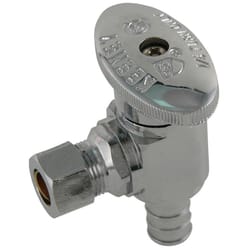 Ace 1/2 in. 3/8 in. Brass Angle Stop Valve