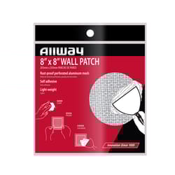 Allway 8 in. L X 8 in. W Fiberglass White Self Adhesive Drywall Mesh Patch