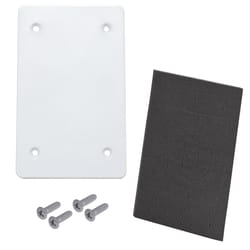 Sigma Engineered Solutions Rectangle Plastic 1 gang 4.63 in. H X 2.87 in. W Flat Box Cover