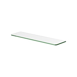 Dolle Glassline 0.31 in. H X 23.6 in. W X 5.9 in. D Clear Glass Shelf