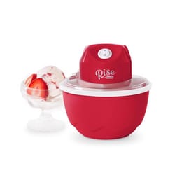 Rise by Dash Red 0.5 qt Ice Cream Maker 6.1 in. H X 6.3 in. W X 6.3 in. L