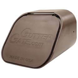 GutterGate 2 in. H X 2 in. W X 3 in. L Brown Plastic Rectangular Downspout Adapter