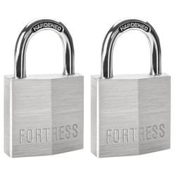 Master Lock Fortress 5.56 in. H X 3.5 in. W X .75 in. L Metal 3-Pin Tumbler Exterior Padlock