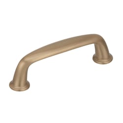 Amerock Kane Transitional Cabinet Pull 3 in. Golden Champagne 1 pk