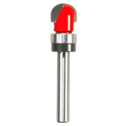 Freud 1/2 in. D X 1/4 in. X 2-1/4 in. L Carbide Round Nose Router Bit