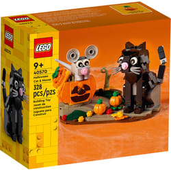 LEGO Halloween Cat and Mouse Plastic Multicolored 328 pc