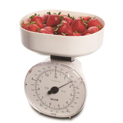 Taylor White Analog Food Scale 11 lb