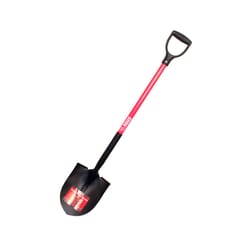 Bully Tools 46 in. Steel Round Shovel Fiberglass Handle