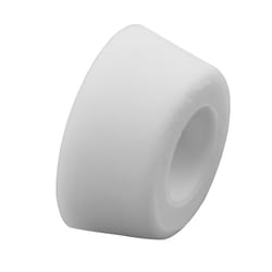 Prime-Line 7/8 in. D X 0.44 in. L Matte White Rubber Bumper 4 pk