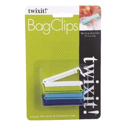 Twixit Multicolored Plastic Bag Clips