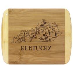 Totally Bamboo A Slice of Life 11 in. L X 8.75 in. W X 0.5 in. Bamboo Cutting Board