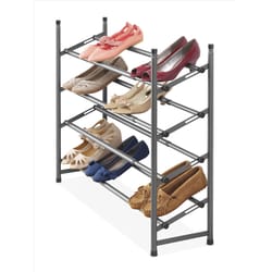 Whitmor 27 in. H X 9.12 in. W X 46 in. L Metal Floor Shoe Rack