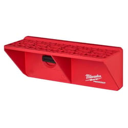 Milwaukee PACKOUT SHOP STORAGE Garage Organizer Screwdriver Rack Black/Red