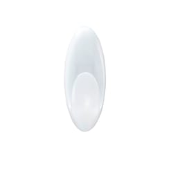 3M Command Medium Plastic Bath Hook 3.375 in. L 2 pk