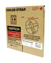 Simpson Strong-Tie 0.63 in. H X 1.25 in. W 16 Ga. Steel Coiled Strap
