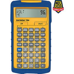 Calculated Industries Electricalc Pro Yellow 8 digit Calculator